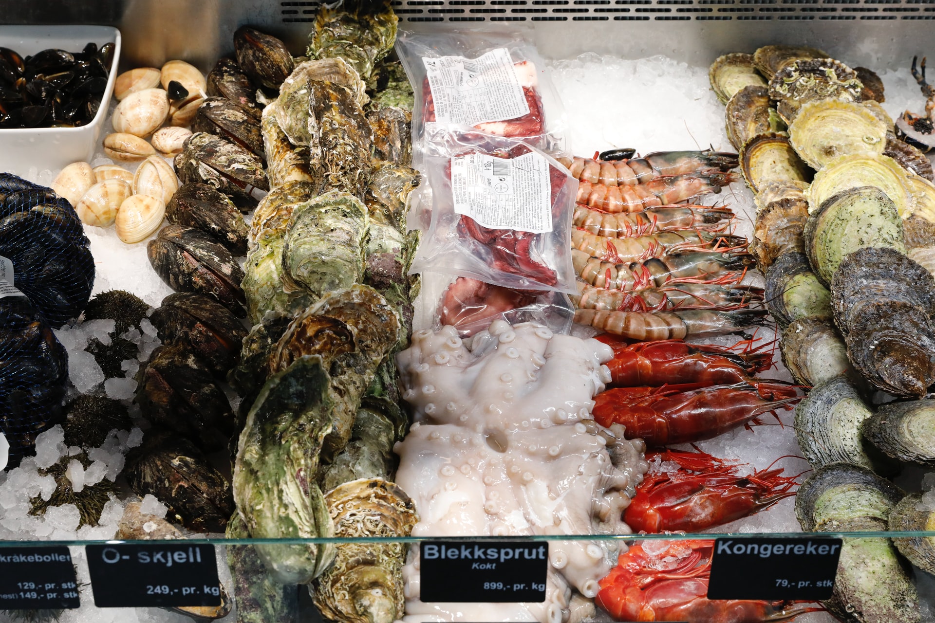 A seafood market showing How to start a seafood business